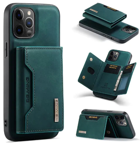 Capa IPhone + Porta cartões magnético Premium